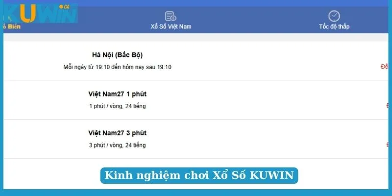 Bí quyết chơi Xổ Số KUWIN hiệu quả cao dễ trúng giải