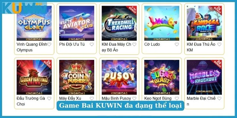 Game Bài KUWIN siêu phẩm giải trí đồ sộ